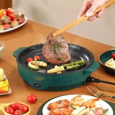 Electric Frying Pan Baking Tray Multi Cooker Non Stick Steak Barbecue Omelette
