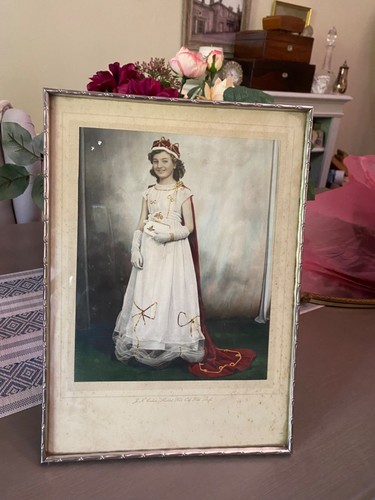 Vintage large silver frame - vintage,