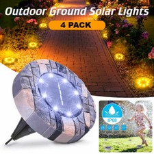 4 Pack LED Solar Power Ground