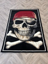 Quality Red Hat Skull Rug