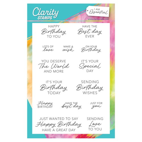 Clarity stamps clear unmounted - clarity,