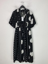 Next Black Polka Dot Midi