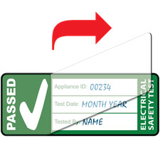 PAT Test Labels 4th / 5th Edition - Write and Seal Portable Appliance Testing