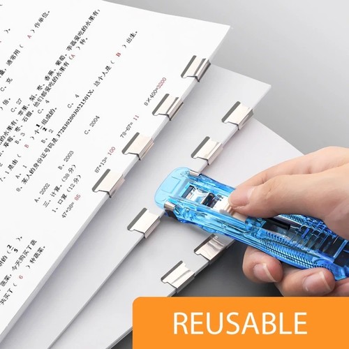 Mini push stapler - push,