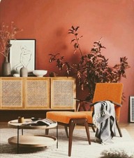 Vintage Armchair And Ottoman