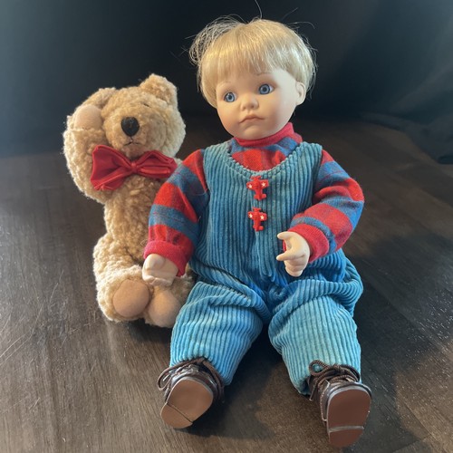 Ashton drake boy doll - doll, blue