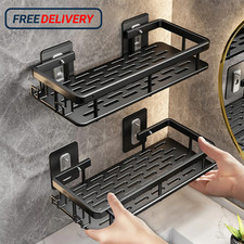 No Drill Bathroom Shower Shelf