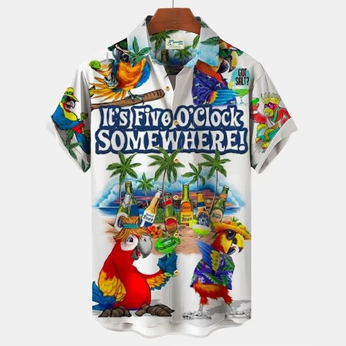 Mens button down pirate - mens,