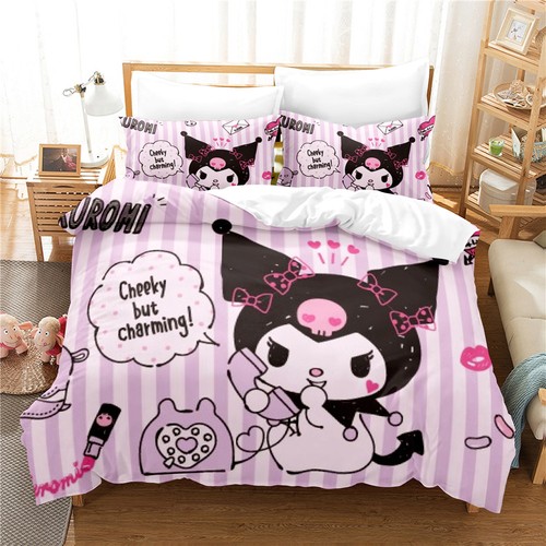 Kuromi cartoon quilt cover - kuromi,
