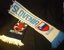 SCOTLAND SLOVENIA INTERNATIONAL FOOTBALL SCARF