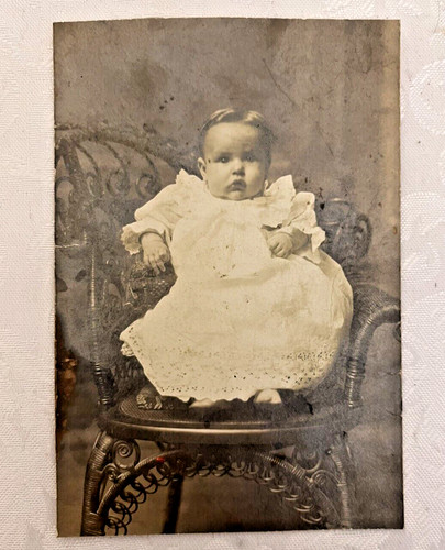 Antique photo rppc baby - photo, 1