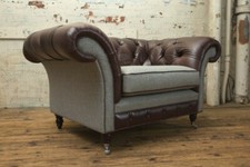 Handmade vintage brown leather - vintage,