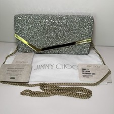 NWT Jimmy Choo Emmie Silver