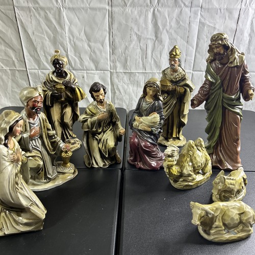 Vintage large nativity figure - vintage,