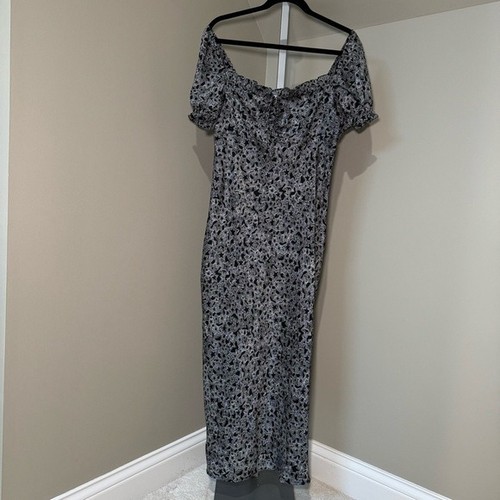 Topshop star print - ruched, midi
