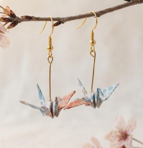 Handmade origami crane - handmade,
