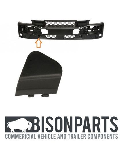 Front bumper blanking cap - "front,