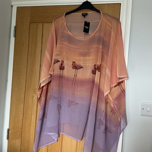 Next sheer pink flamingo beach - pink,