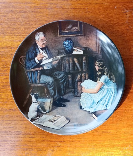 1984 norman rockwell - rockwell, plate
