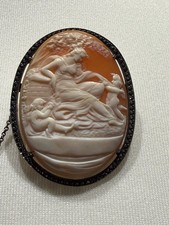Antique Silver Shell Cameo