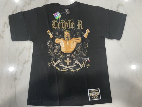 Wwe triple shirt - wwe, t-shirt