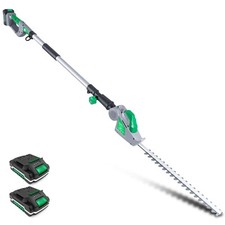 Gracious Gardens Cordless Long Reach Hedge Trimmer 18V - TWO BATTERIES - NEW