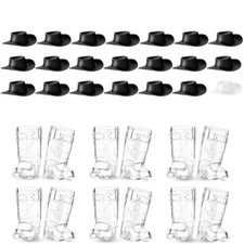 33pcs mini cowboy boot shot - cowboy,