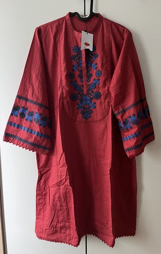 Khaadi embroidered kurta size - embroidered,