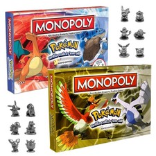 Pokémon Monopoly Board Game Kanto or Johto Edition