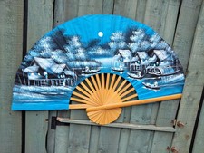Large Chinese Painted Bamboo
