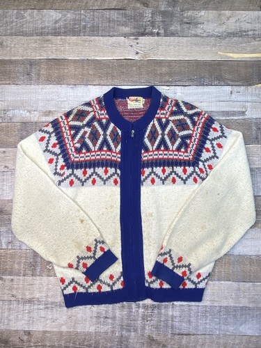 Vintage fair isle cardigan - isle,