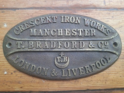 Vintage cast brass makers - makers, name