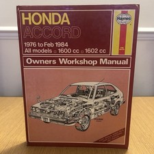 Haynes Honda Accord 1976-1984
