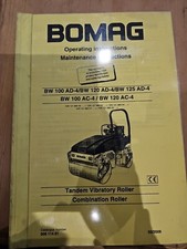 Bomag Roller Operating And Maintenance Instructions Book