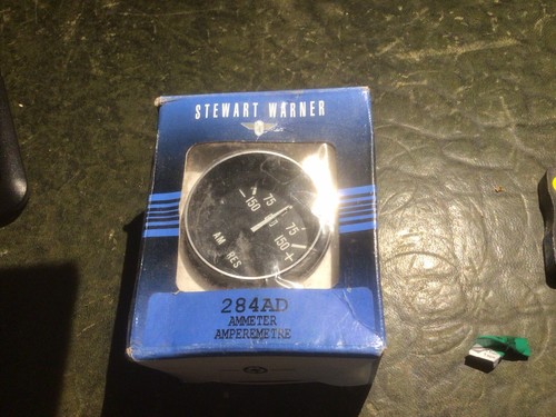 Stewart warner amp meter - amp, meter+/-