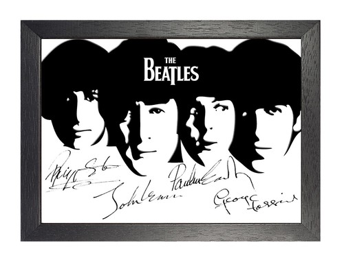 The beatles signed black - the,