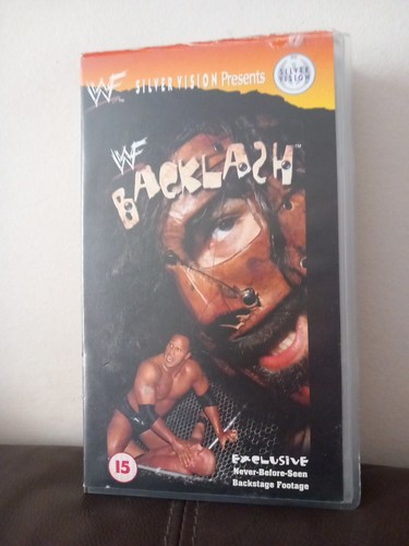 Wwf backlash 1999 vhs video - 1999,