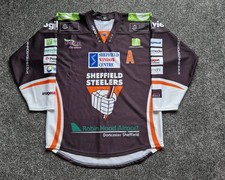 Sheffield Steelers Cup (black) Jersey 14/15 - Dustin Kohn 22 3XL - Signed/GW