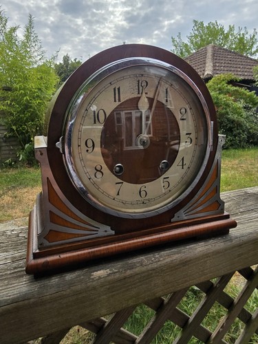 Antique empire mantle clock - antique,