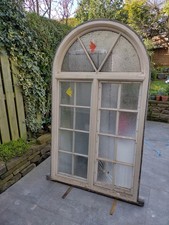 Large Arch Window Wooden Frame