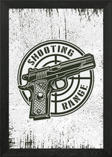 Shooting range Framed Wall Art