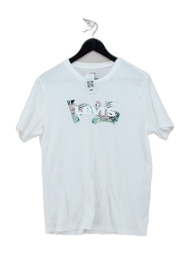 Levi men shirt l white - men's,