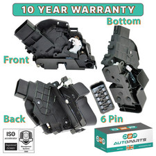 FRONT RIGHT DRIVER SIDE DOOR LOCK MECHANISM FOR VOLVO C30 C70 S40 S80 (6 PINS)