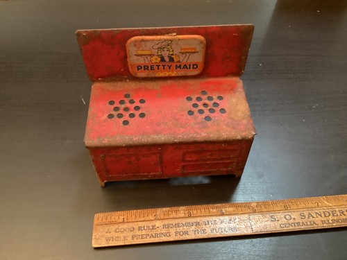 Vintage childs toy oven stove - childs, oven/stove
