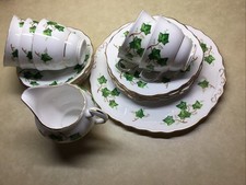 18 Piece  colclough ivy leaf