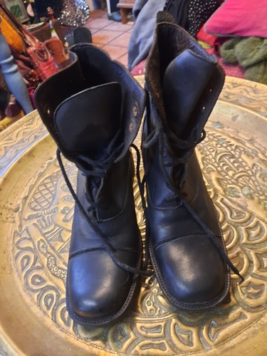 Vintage witchy black leather - vintage,
