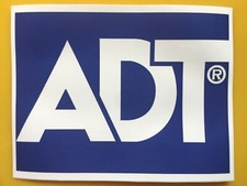 Adt sticker for burglar alarm - adt,