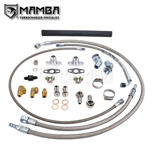 Turbo oil water line kit - oil,