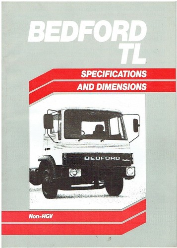 Bedford rigid - bedford, (non-hgv)