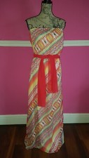 Bnwot New Jane Norman Multicoloured bandeau Sleeveless maxi dress  size 12 Look